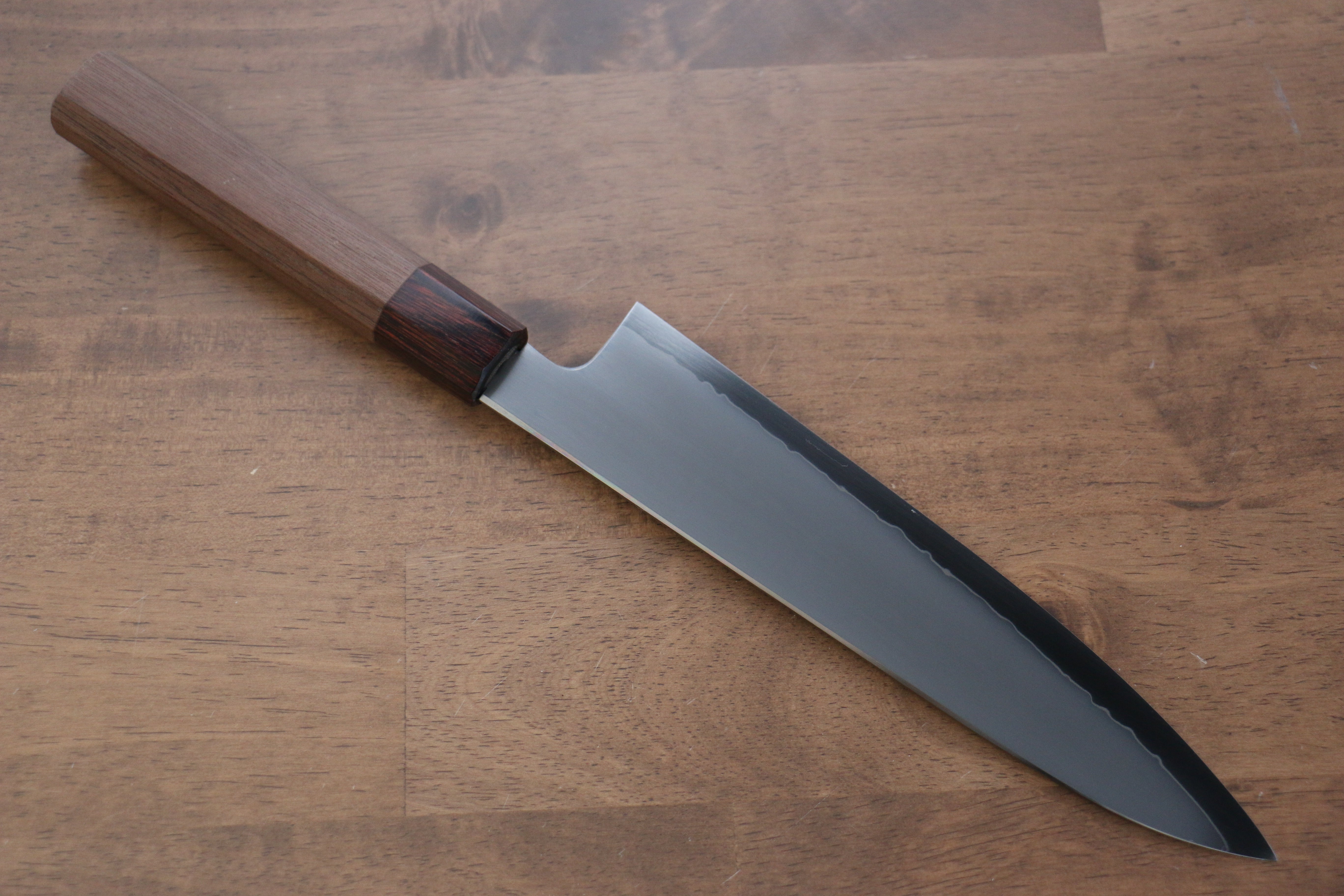 Premium SG2 Gyuto 210mm Japanese Chef Knife with Walnut Handle - Perfect for Slicing, Dicing & Precision Cooking in Professional Kitchens & Home Use