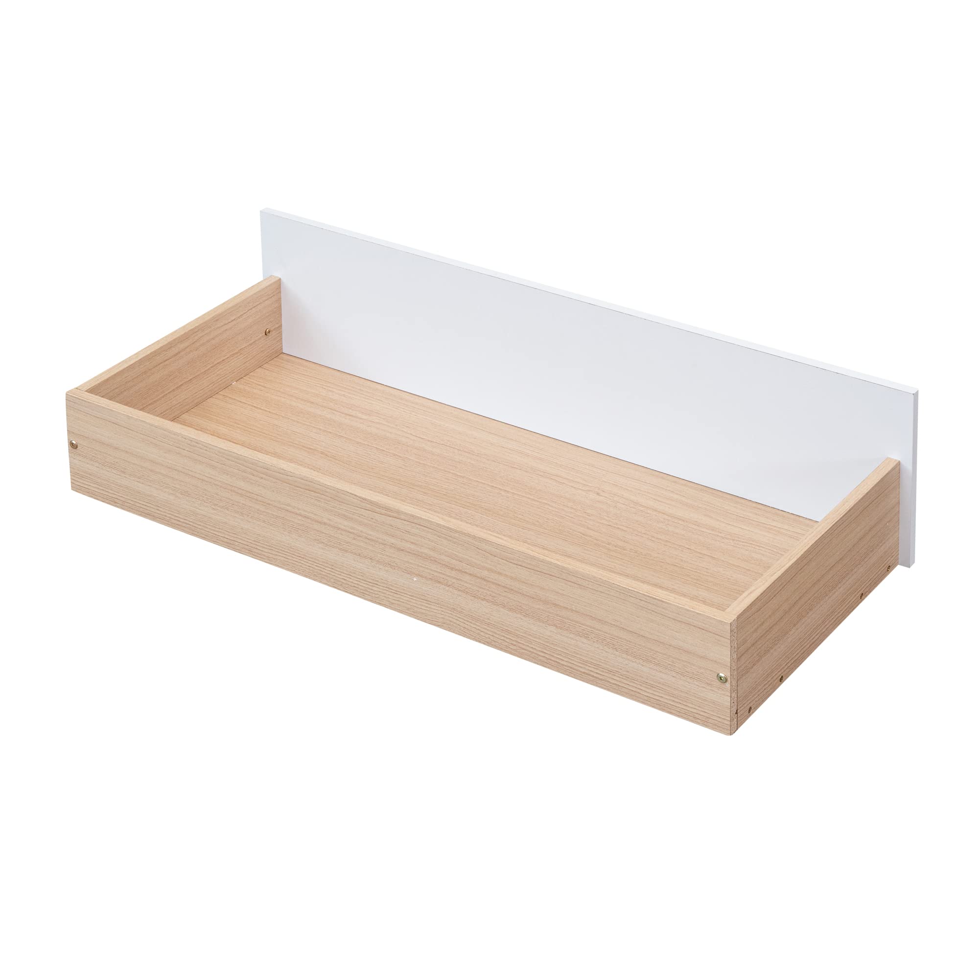 Harper & Bright Designs Twin Size Wooden House Bed Frame with Storage Drawers - Roof Design for Kids, Boys & Girls - Perfect for Bedrooms, Playrooms & Sleepovers (White)