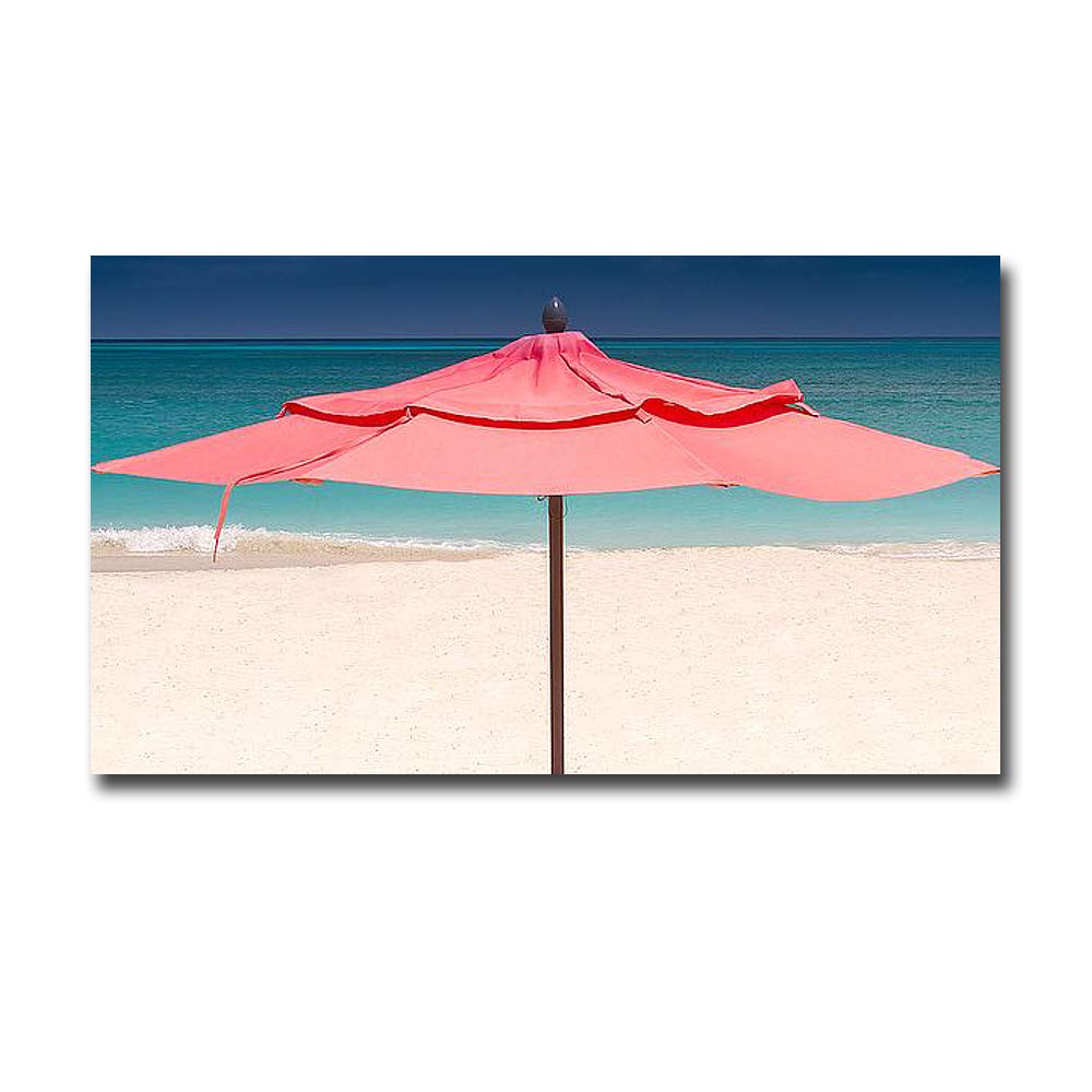 Premium Solo Umbrella Canvas Art Print by Verne Varona - 20x35 Inch Gallery Wrapped Giclee, Ready to Hang - Perfect for Living Room, Bedroom & Office Decor