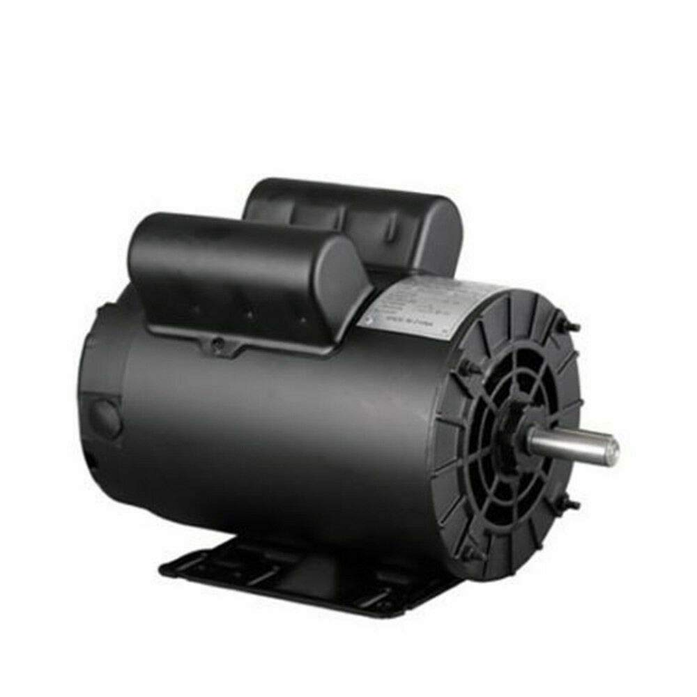 5HP SPL Single Phase Electric Compressor Motor - 208-230V, 3450 RPM, 5/8