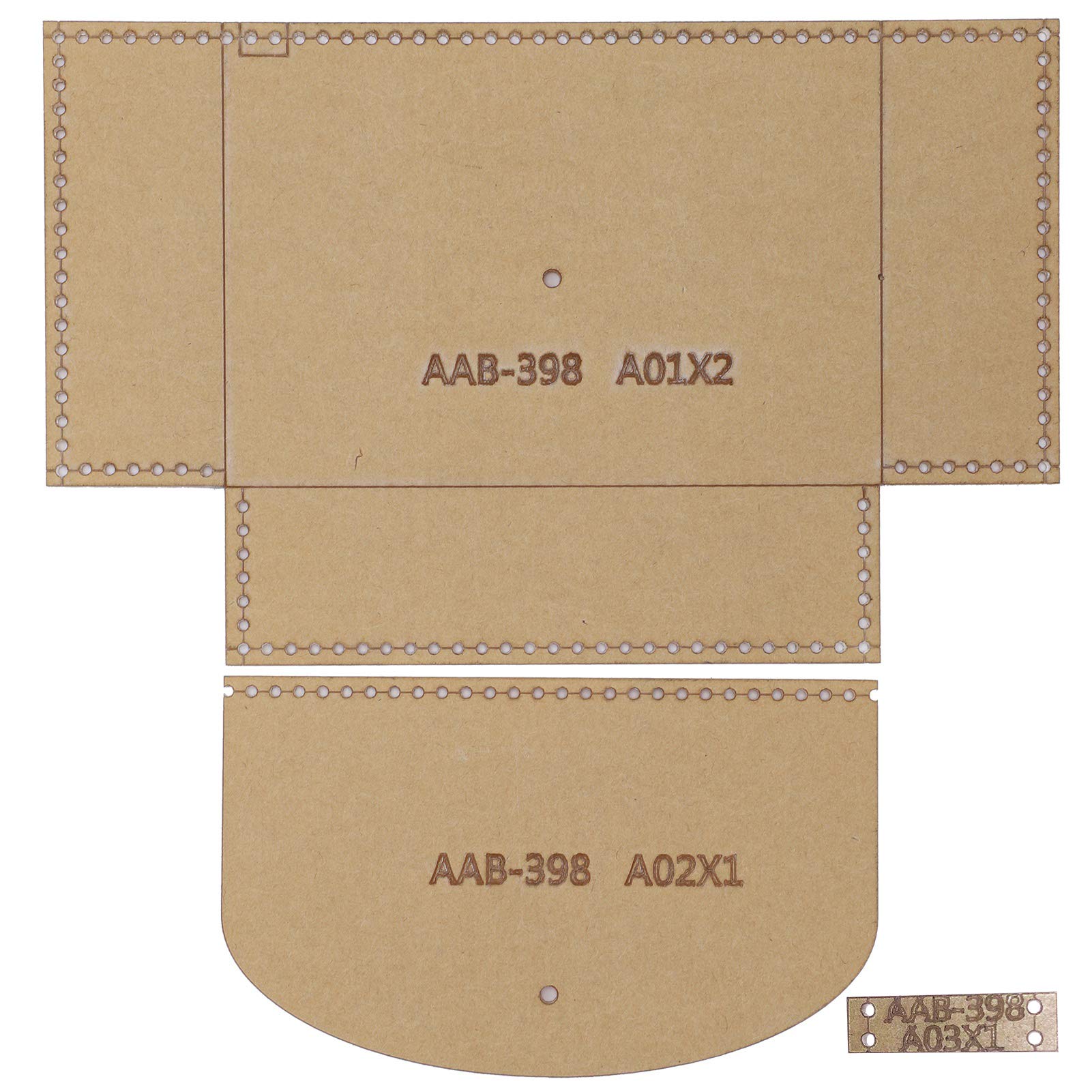 Acrylic Coin Purse Template - Durable Transparent Leather Pattern for DIY Wallet Making | Perfect for Crafting, Sewing & Leatherworking Projects