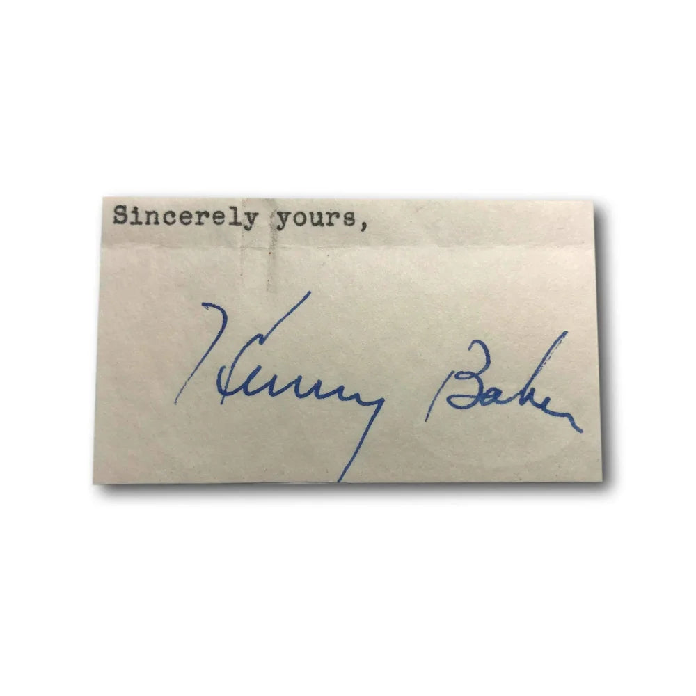 Kenny Baker Hand Signed Star Wars Autograph with JSA COA - Perfect for Collectors, Fans & Memorabilia Displays