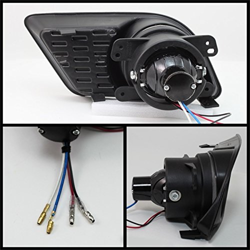Spyder Auto 5073273 Projector Halo Style Fog Lights - Black/Clear - High Performance LED Fog Lights for Trucks, SUVs & Cars - Enhance Night Driving Safety & Style