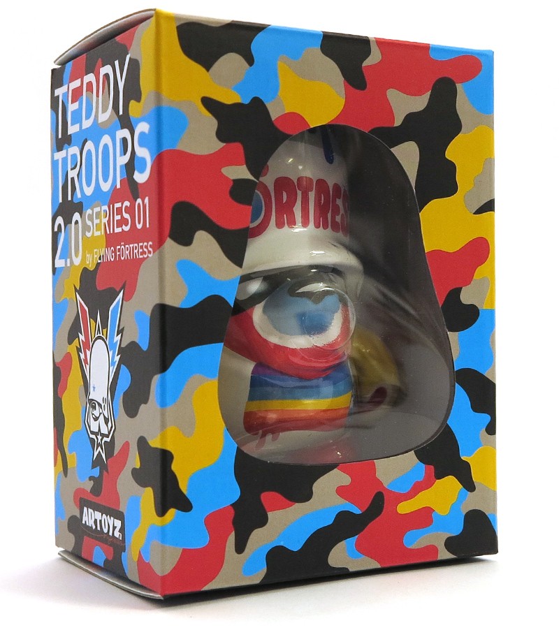 4 Teddy Troops 2.0 Series 01 Spray Trooper Plush Toys - Cute Collectible Stuffed Animals for Kids & Adults - Perfect for Gifts, Room Decor, and Cuddling