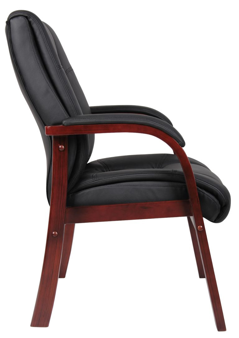 Ergonomic Boss Guest Office Chair B8999 - High Back Executive Chair with Adjustable Height & Lumbar Support - Perfect for Home Office, Conference Rooms & Corporate Workspaces