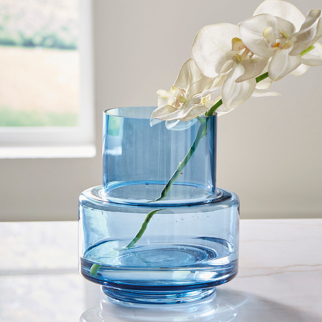 Bealen Vase II - Elegant Ceramic Flower Vase for Home Decor, Wedding Centerpieces & Office Desk Decorations | Perfect for Fresh Flowers, Artificial Arrangements & Interior Design Accents