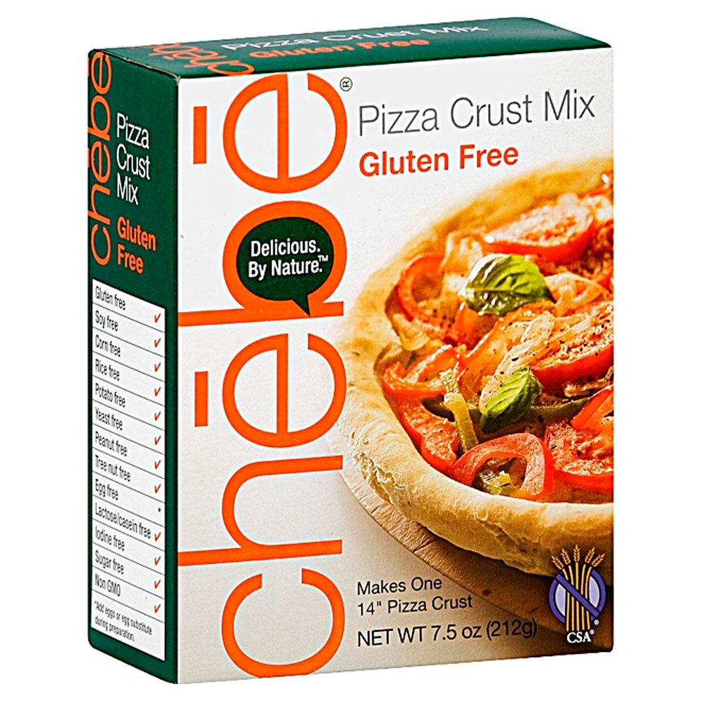 Gluten Free Chebe Pizza Crust Mix - 7.5 oz | All Natural, Non-GMO | Perfect for Keto, Paleo & Celiac Diets | Easy Homemade Pizza Dough