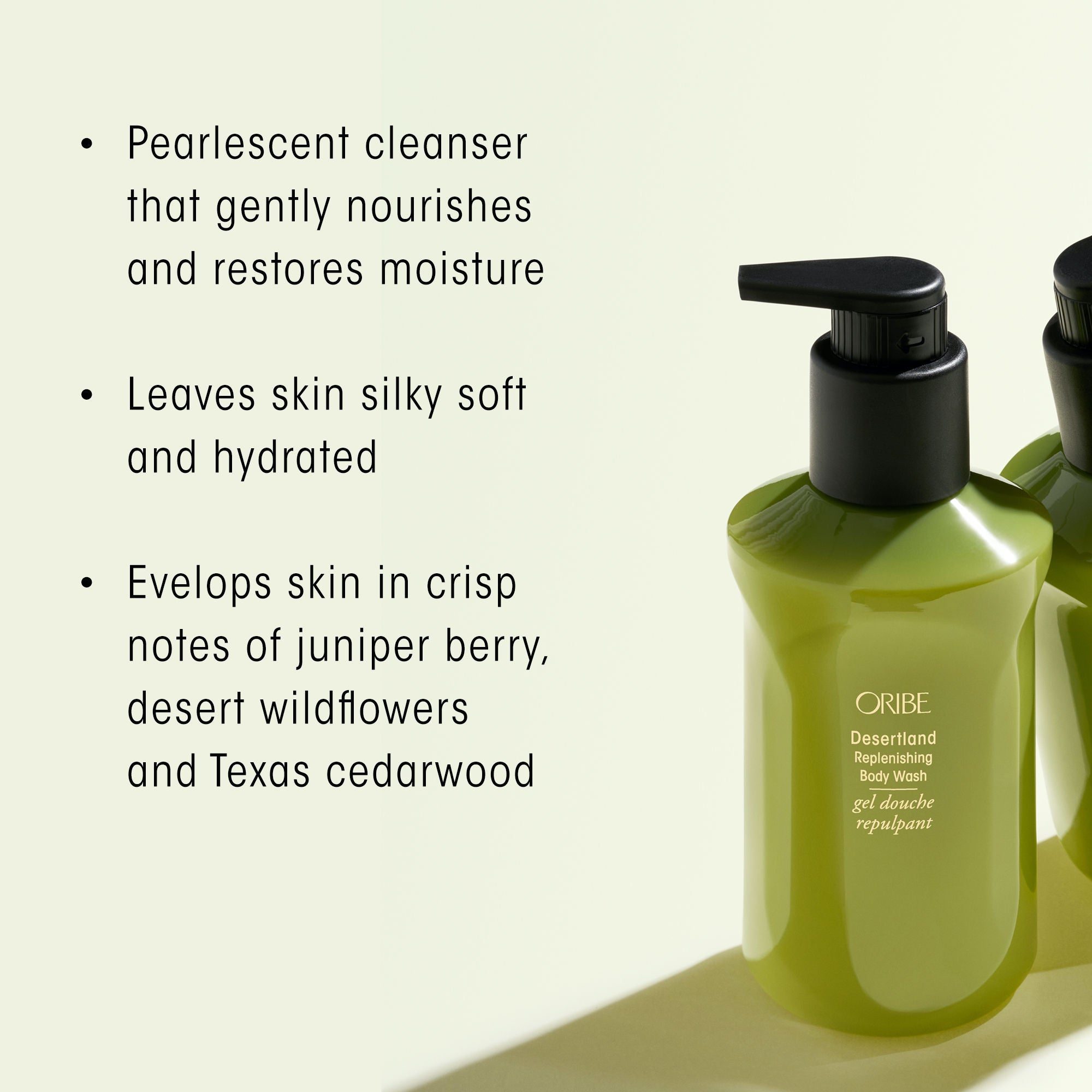 Desertland Body Wash for Men & Women - Hydrating & Refreshing Shower Gel with Natural Ingredients | Perfect for Dry Skin & Daily Use
