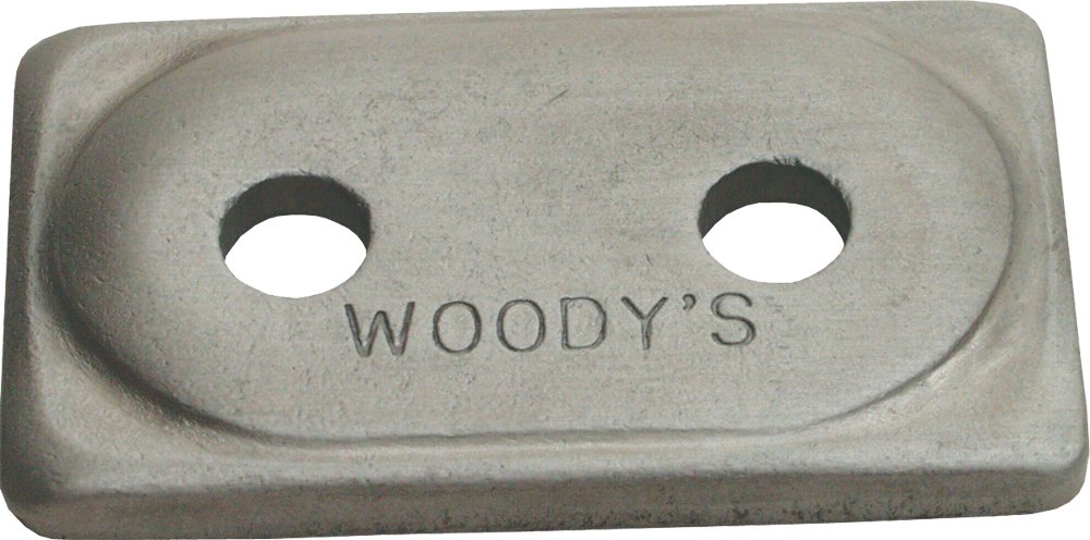 Woodys 18-3297-250 Double Grand Digger Support Plates - Heavy Duty Aluminum Replacement Parts (250 Pack) - Perfect for Excavator Bucket Teeth & Construction Equipment Maintenance
