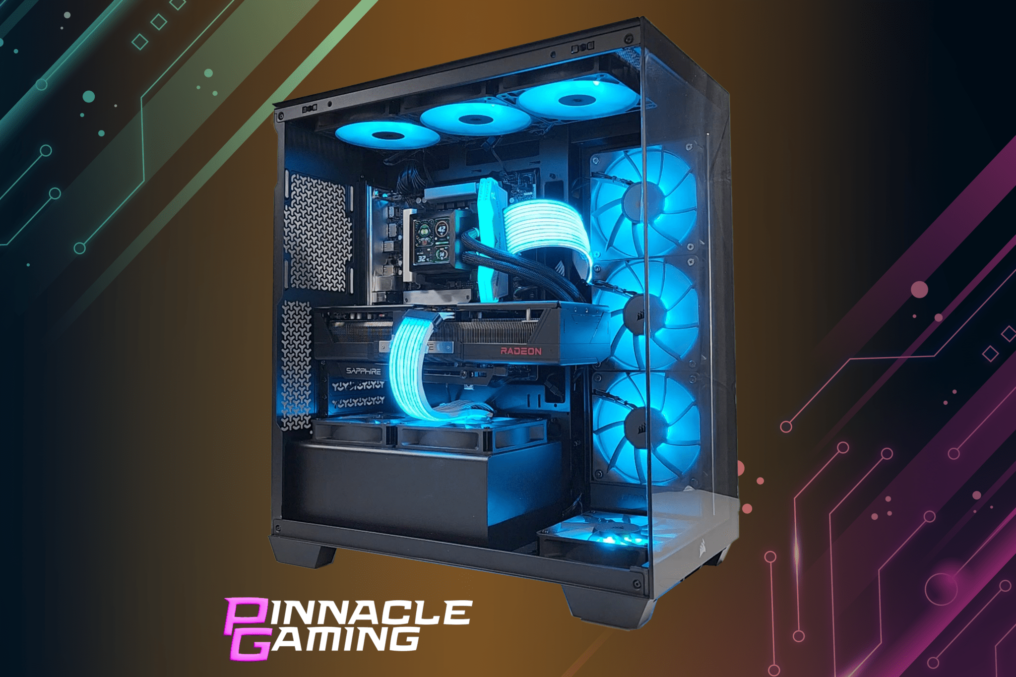 Custom Gaming Desktop PC - Intel Core Ultra 9, RTX 5080, 1TB SSD, 32GB DDR5, WiFi 6 - High Performance Computer for Streaming, Esports & VR Gaming