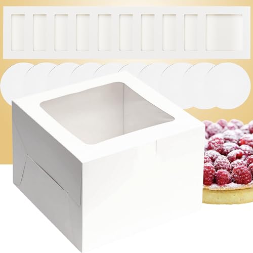 White, 10x10x8 Inch, 20 PCS