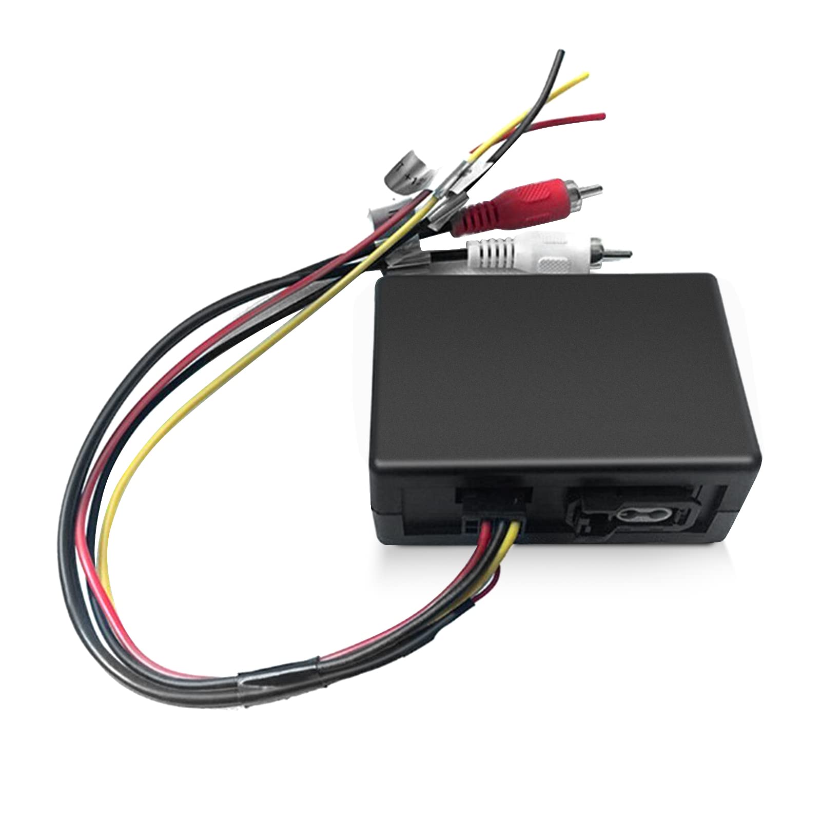 XBERSTAR Car Fiber Decoder Box Amplifier - Compatible with Mercedes Benz ML/R/GL/SLK & Porsche Cayenne/Kaman (Black) | High-Quality Audio Upgrade for Enhanced In-Car Entertainment | Perfect for Road Trips & Daily Commuting