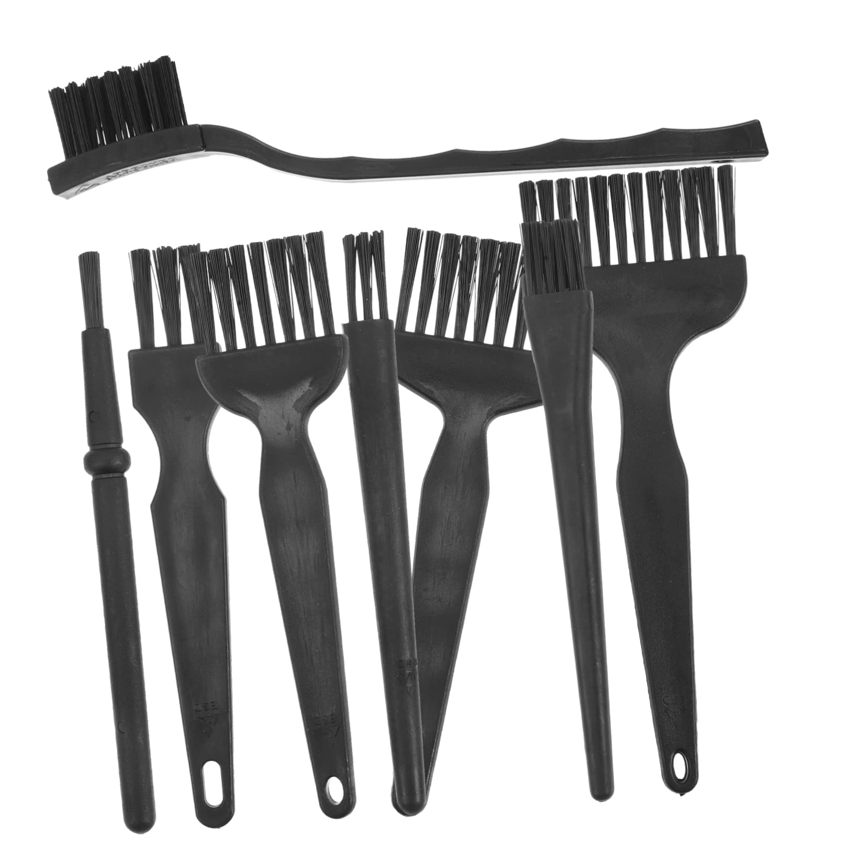 40 Pcs Electric Shaver Cleaning Brush Set - Black PP Keyboard & Hair Remover Brush for Electric Razor, Trimmer, Leg Shaver - Perfect for Home Grooming & Personal Care Accessories