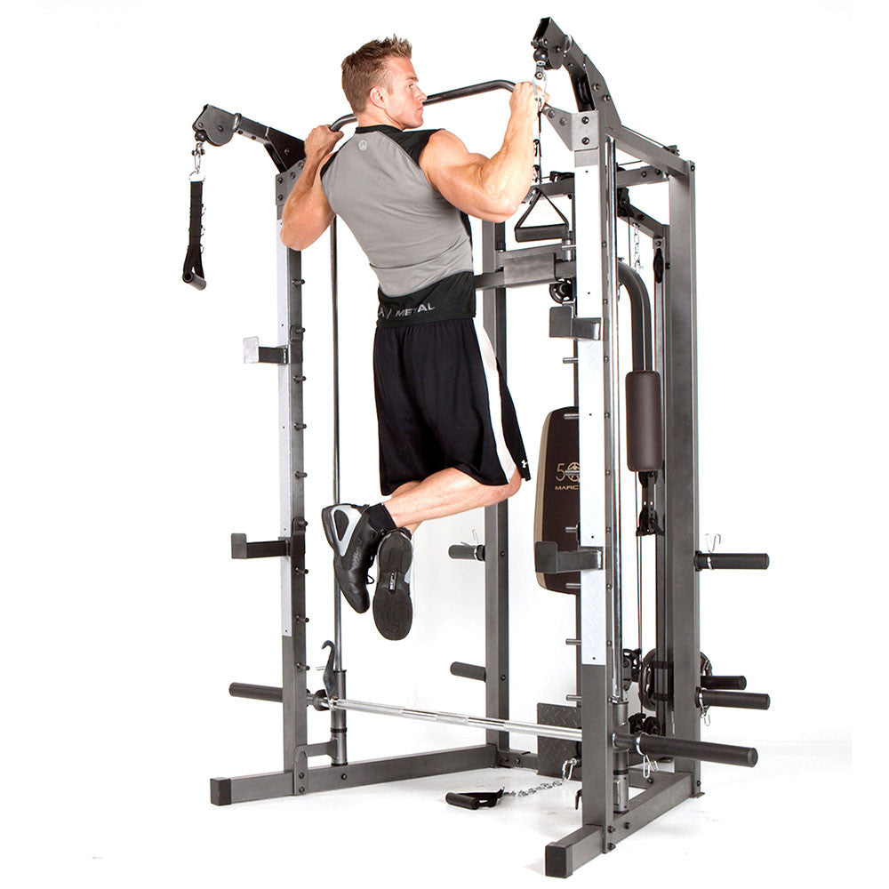 Marcy SM 4008 Smith Machine - Full Body Gym Equipment for Home & Commercial Use | Strength Training & Weightlifting Workout Station for Fitness Enthusiasts