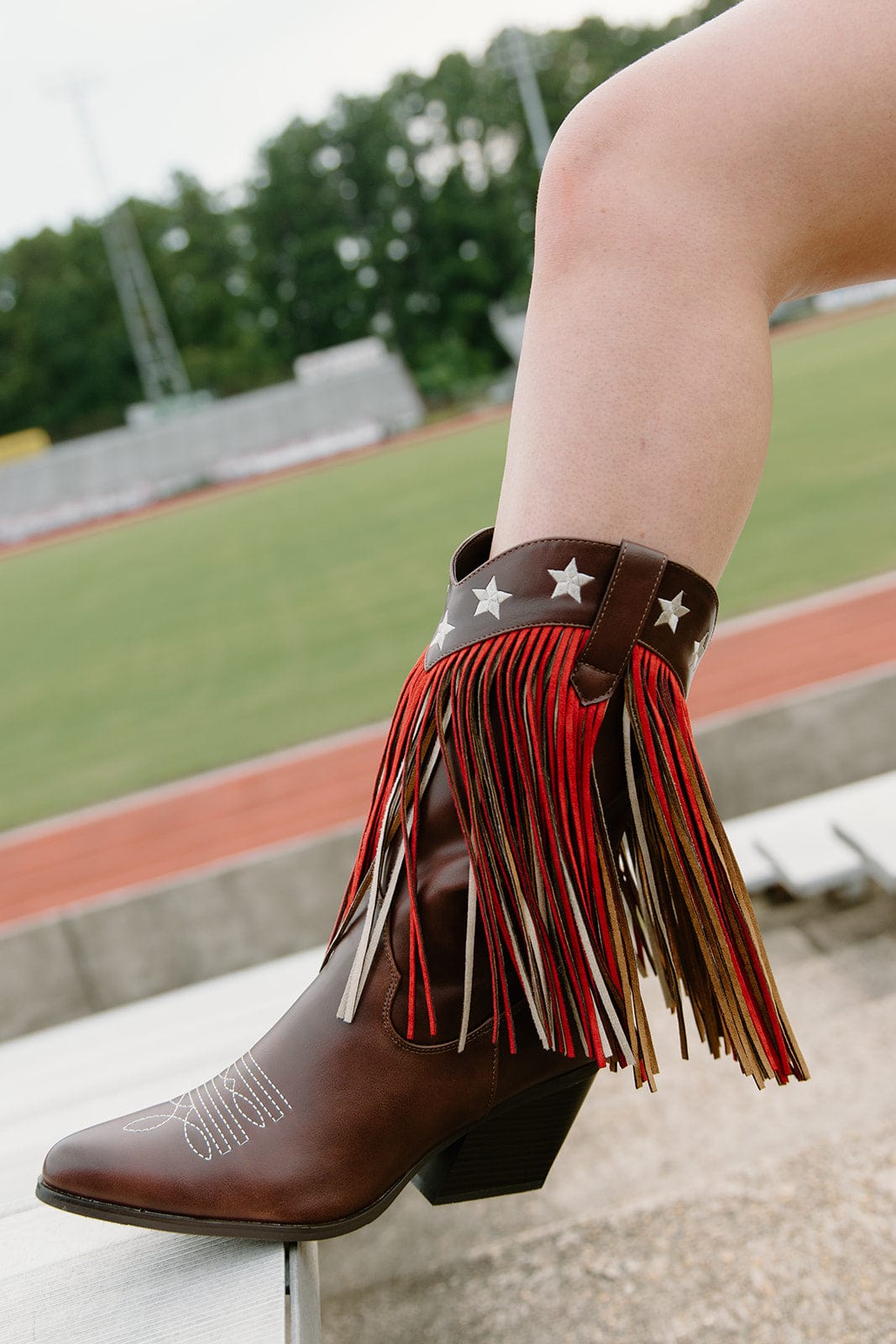 Chocolate Brown Fringe Cowgirl Boots for Women - Western Style Ankle Boots with Leather Sole | Perfect for Country Music Festivals, Rodeos & Western Fashion Outfits