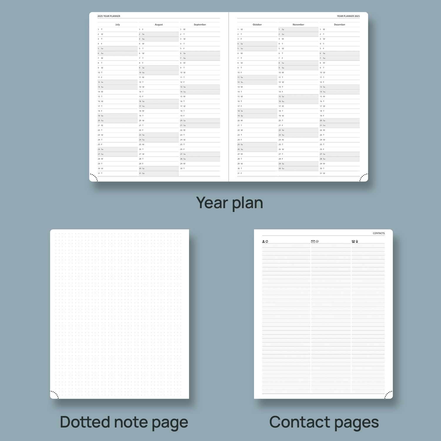 POPRUN 2025 Planner - 8.5