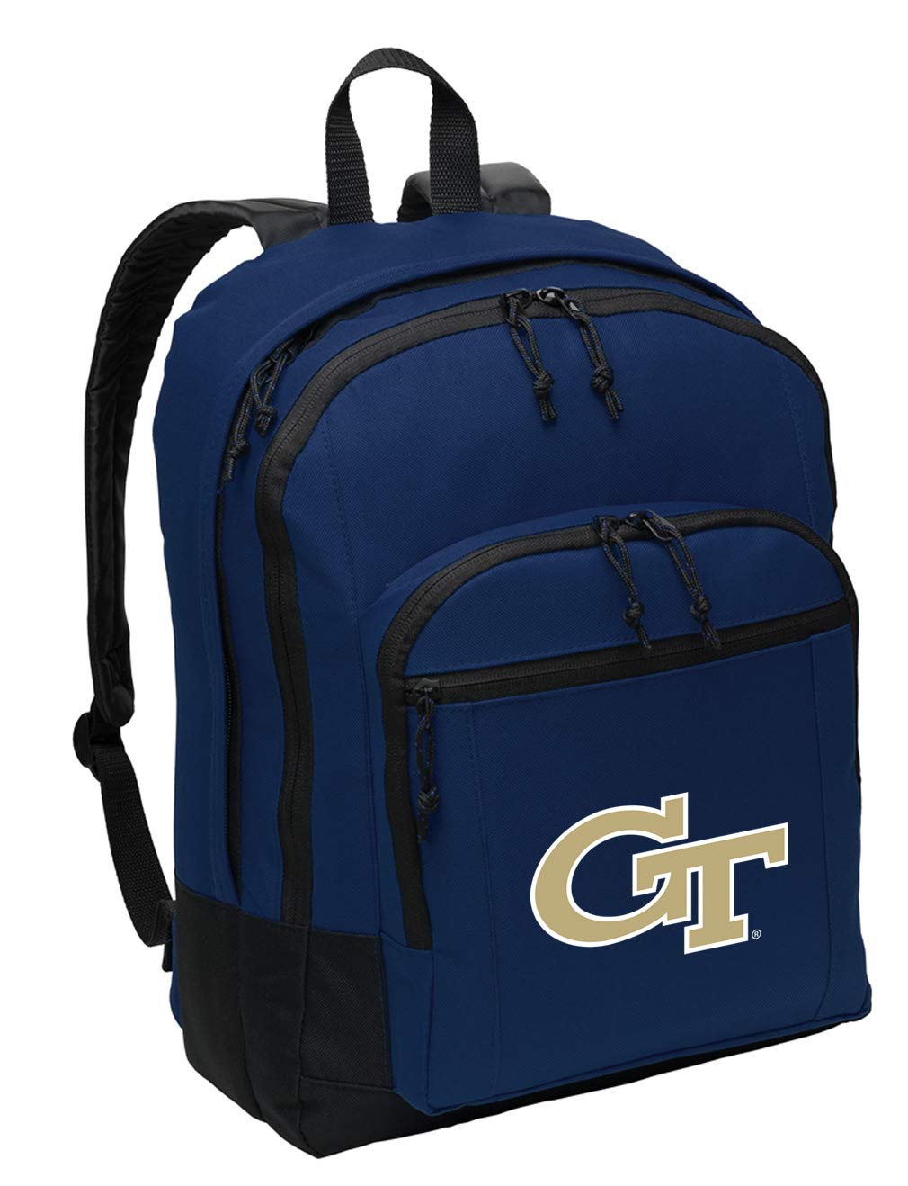 Georgia Tech Backpack - Medium Classic GT Yellow Jackets Laptop Backpack with Sleeve | Durable College Bookbag for Students, Work & Travel | Perfect for Campus, Commuting & Outdoor Adventures