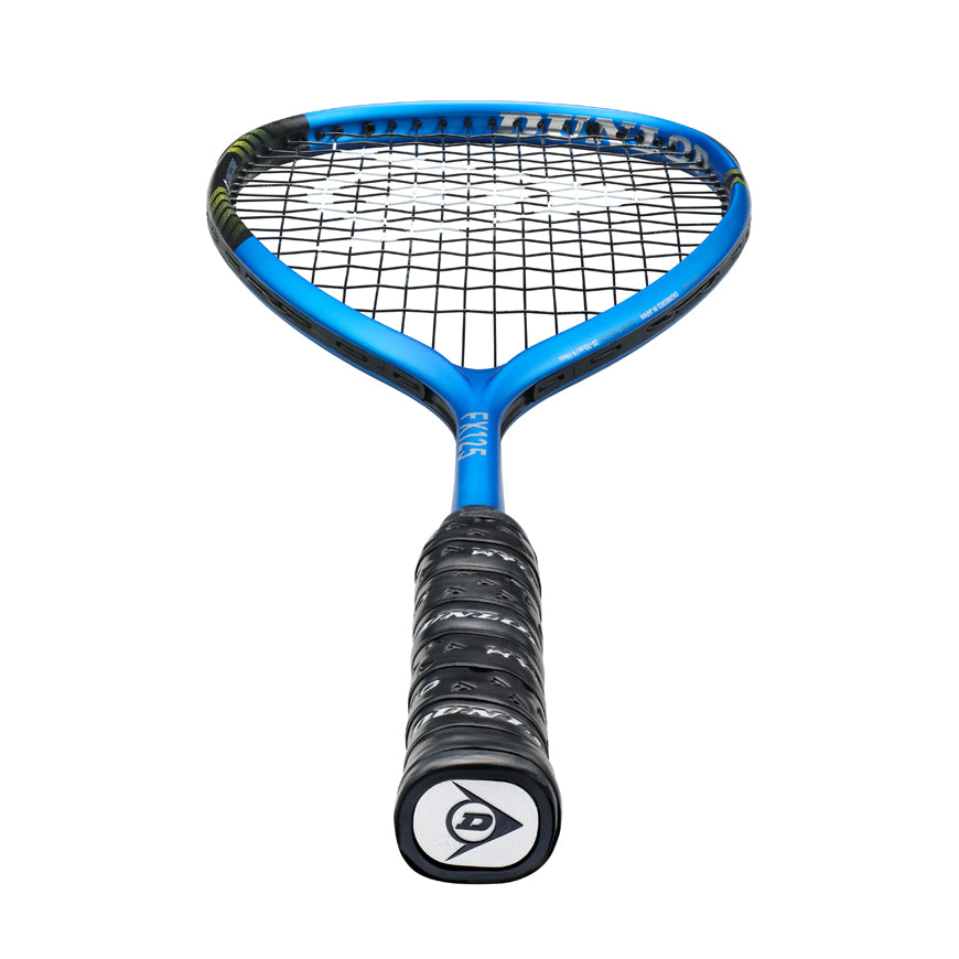 Dunlop FX 125 Professional Squash Racket - Lightweight Carbon Fiber Racquet for Competitive Play & Training | Perfect for Indoor Court Sports & Tournament Matches