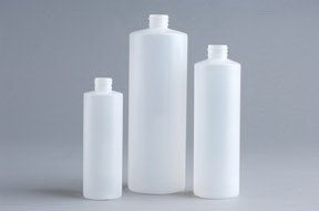 HDPE Round Cylinder Container 250mL (300/Case) - Bulk No Cap, HDPE Material, Cap Sold Separately - Ideal for Lab Storage, Chemical Samples & Industrial Use