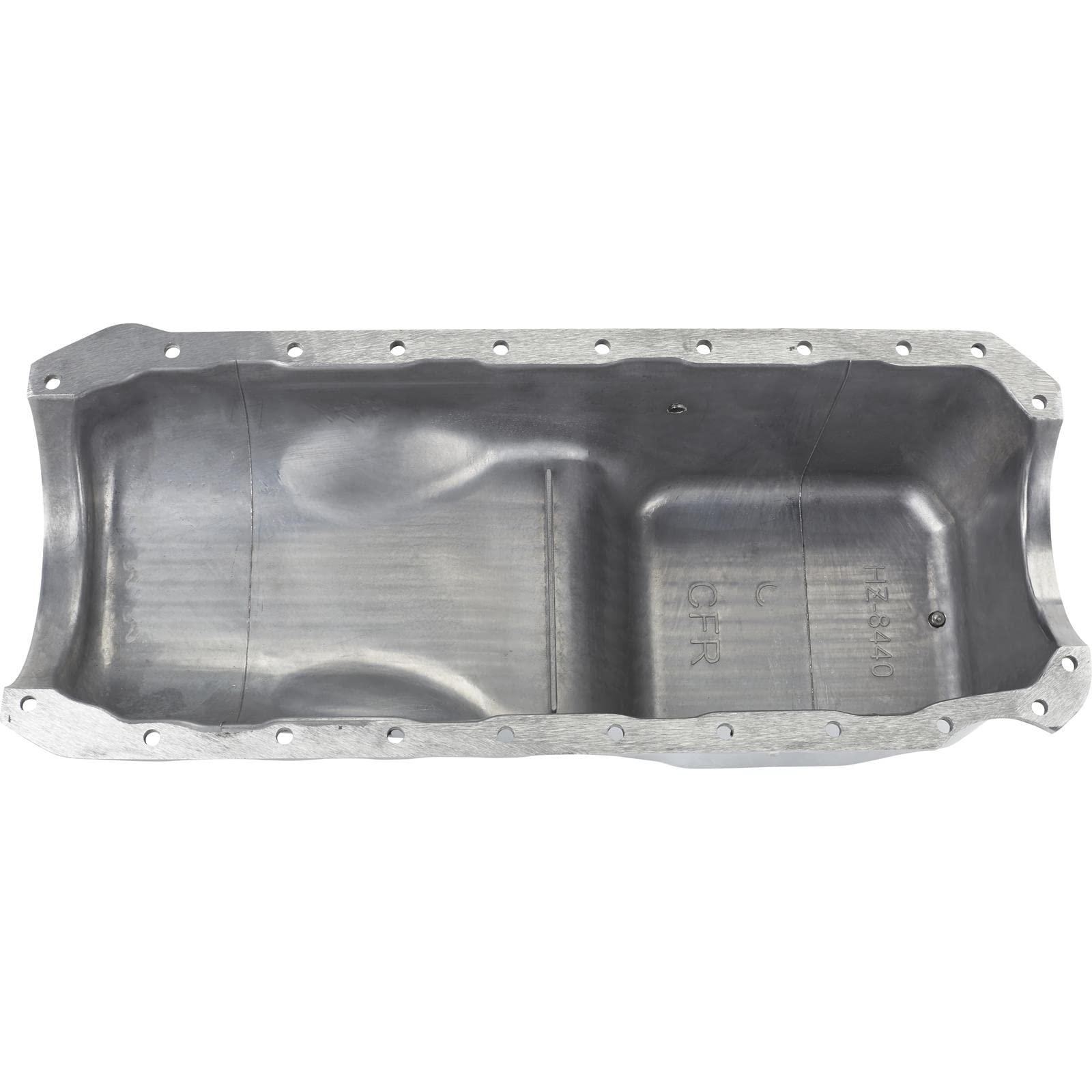 HZ-8440-POL BBC Gen 4 Finned Aluminum Oil Pan - High Performance Engine Cooling - Perfect for Chevy Big Block Engines, Hot Rods & Racing Applications
