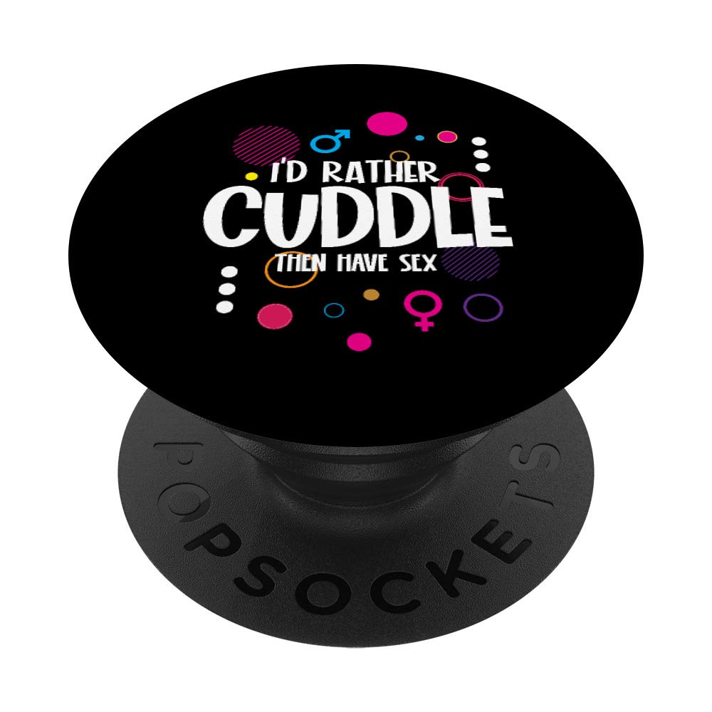 Kinky Cuddle Sexy Valentines Day Gift for Couples - Swappable PopSockets PopGrip Phone & Tablet Stand (Perfect for Romantic Dates, Anniversaries & Playful Moments)