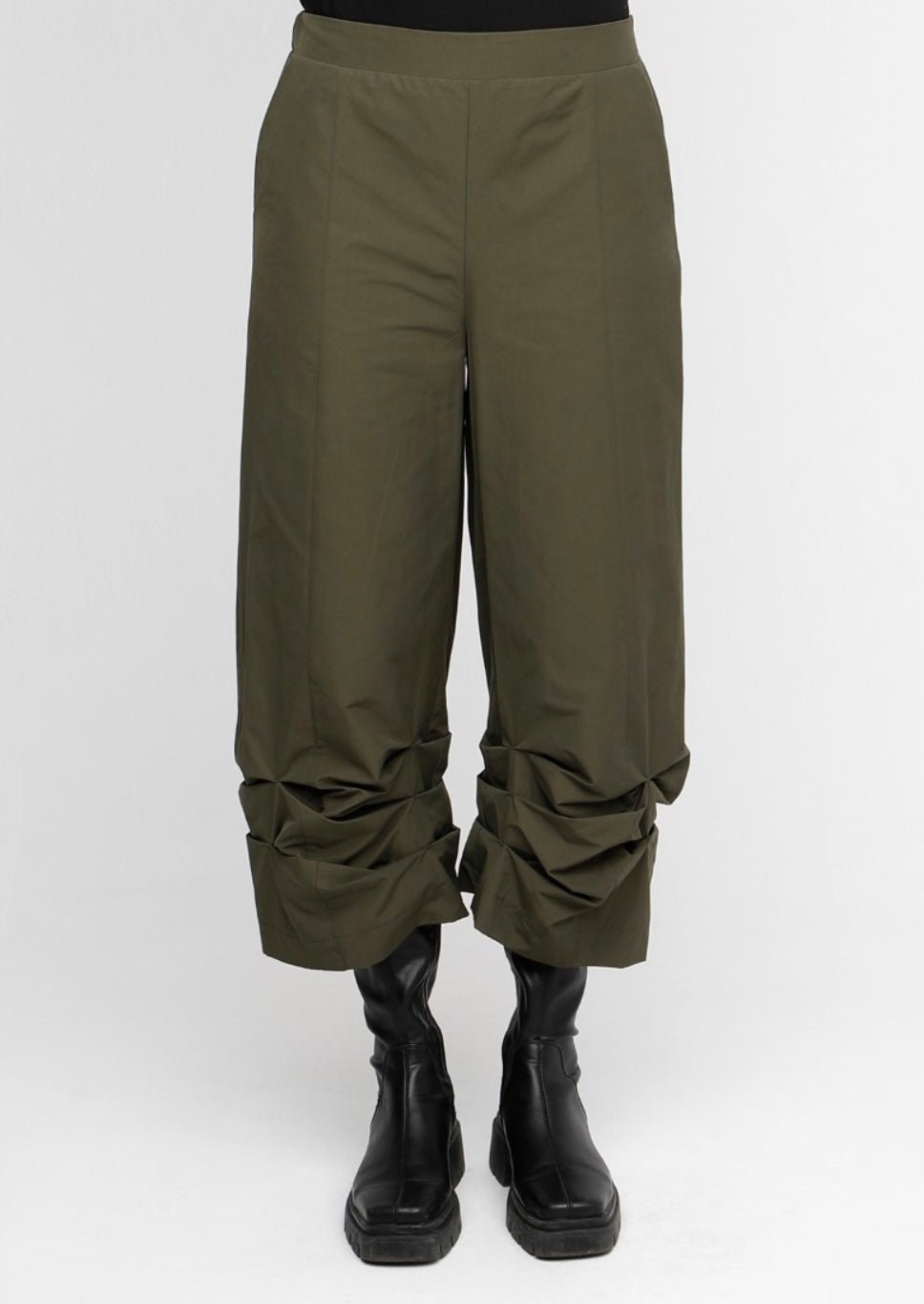 755243 Khaki Green Military Tactical Pants - Durable Outdoor Hiking, Camping & Workwear for Men