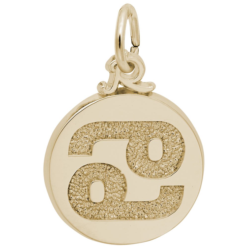 10k Yellow Gold Cancer Zodiac Charm Pendant for Bracelets & Necklaces - Perfect for Birthdays, Anniversaries & Personalized Jewelry Gifts