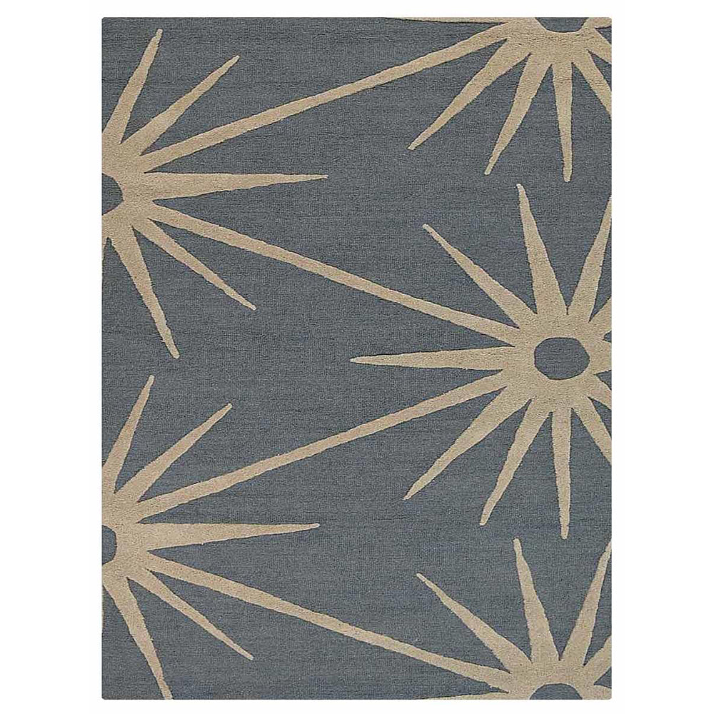 Hand Tufted Impatiens Floral Area Rug - Soft Non-Slip Living Room Bedroom Decor for Home & Office