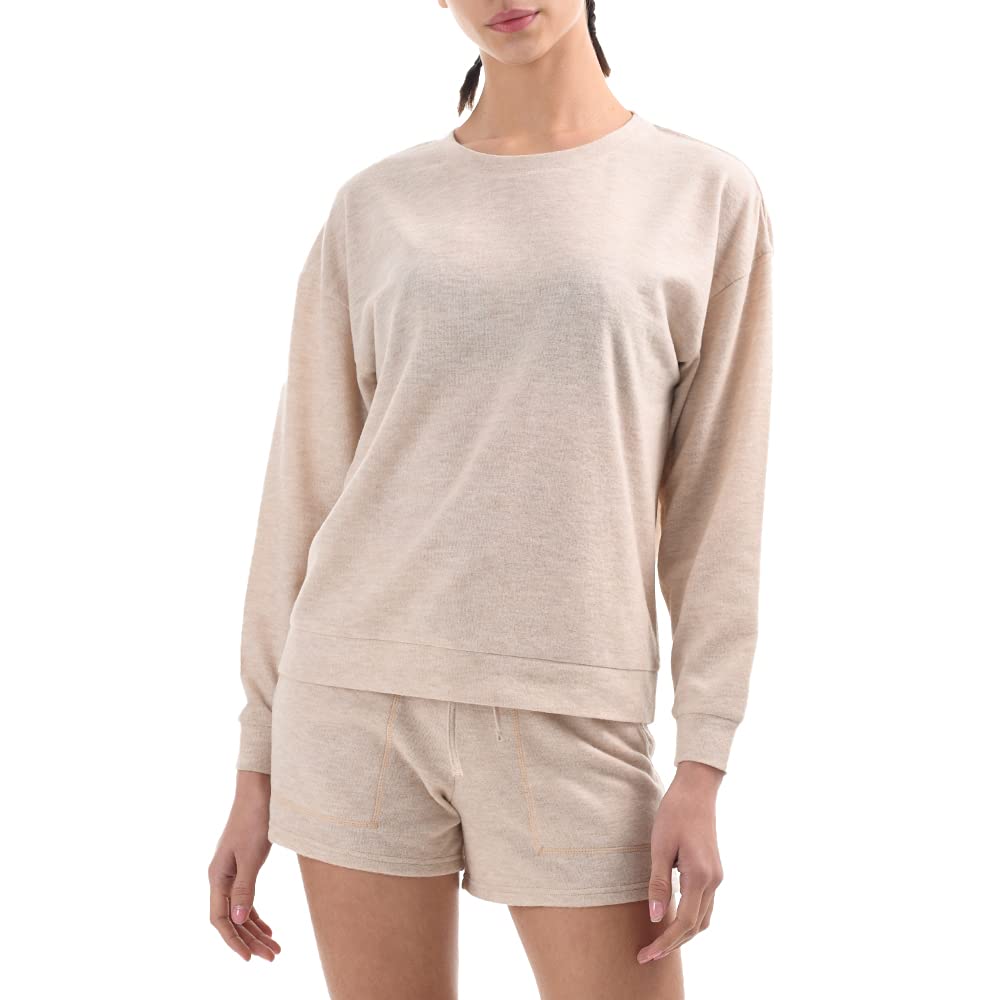Women's Super Soft Pre-Washed 2-Piece Lounge Set with Pockets - Comfortable Sleepwear & Casual Outfit for Home, Travel, and Relaxation