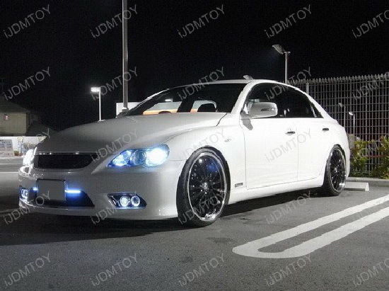 3 Pack Projector Fog Lights with 40 LED Halo Angel Eyes Rings & 6000K HID Combo - Upgrade Your Car's Nighttime Visibility for Safer Driving