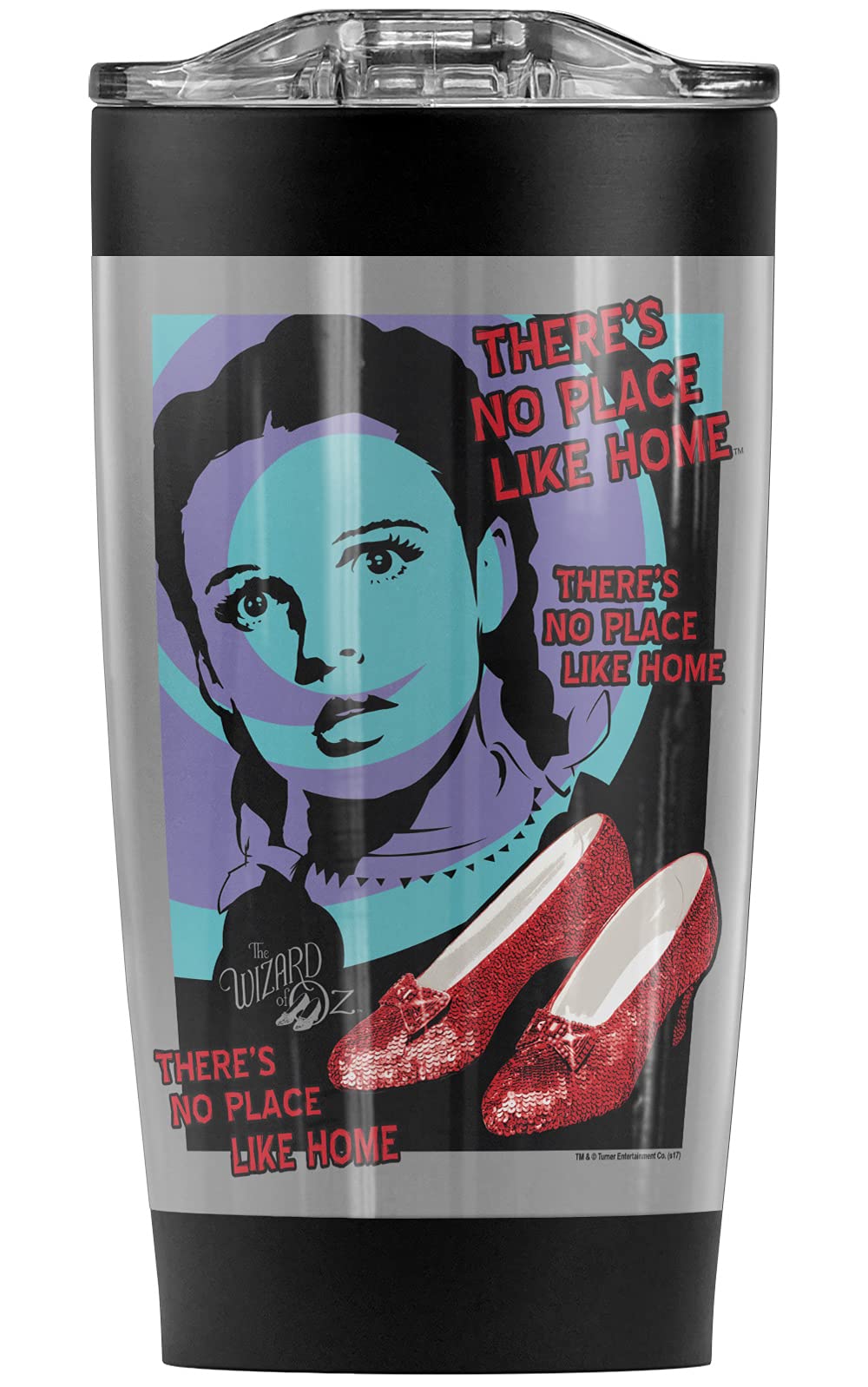 The Wizard of Oz Stainless Steel Tumbler 20oz - Double Wall Vacuum Insulated Travel Mug with Leakproof Sliding Lid - Keeps Coffee Hot & Drinks Cold for Hours - Perfect for Office, Commuting & Outdoor Adventures