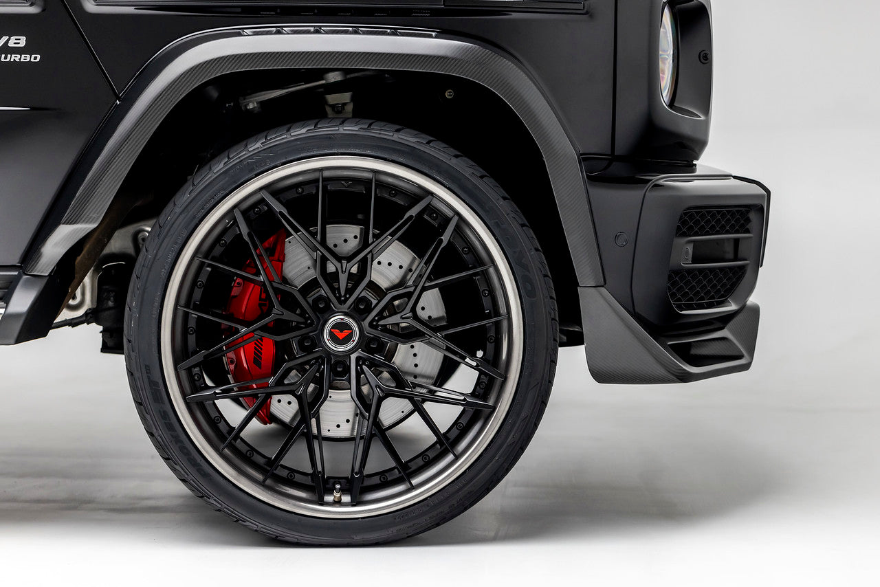 Mercedes G63 Aero Program Body Kit - Carbon Fiber Spoiler & Diffuser for G-Class SUV - Enhance Style & Performance for Off-Road & Urban Driving