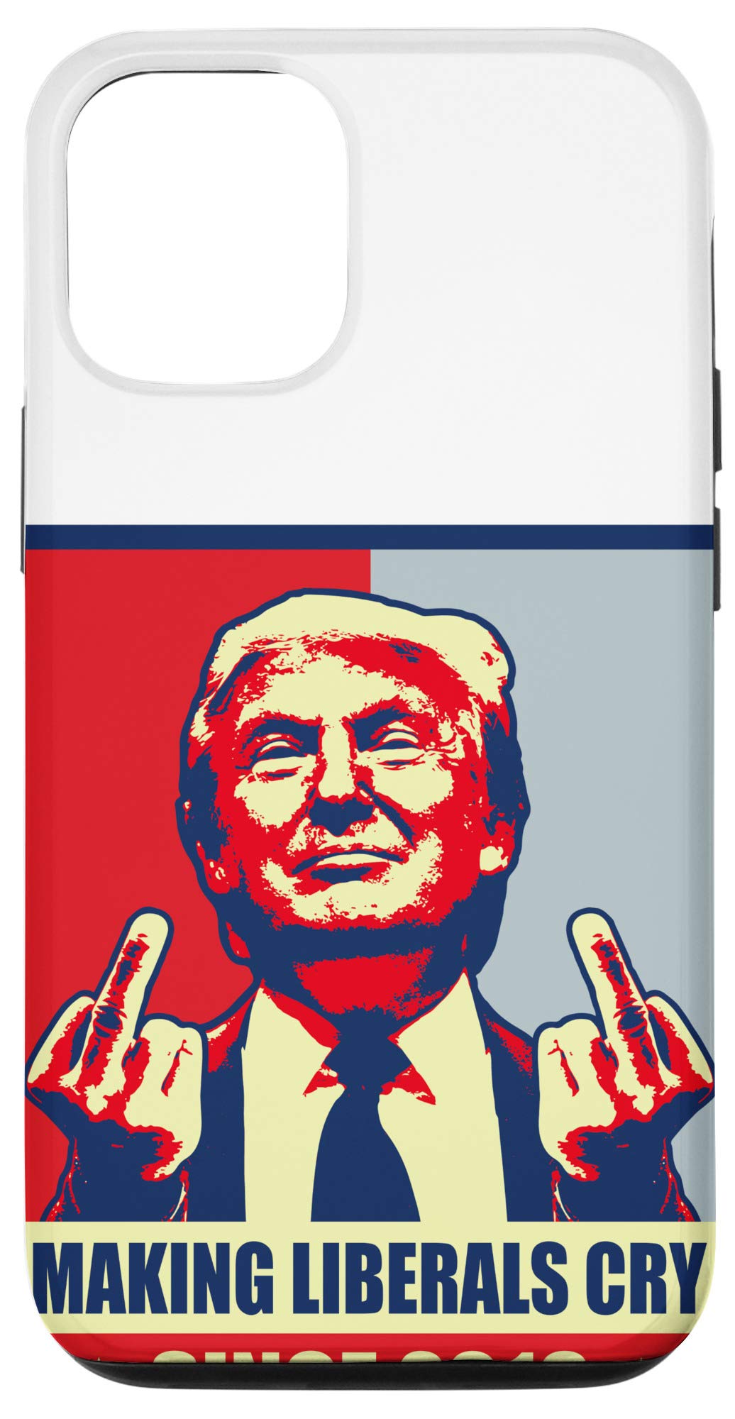 iPhone 12/12 Pro Case - Funny Political Gift for Trump Supporters - Premium Protective Phone Cover - Perfect for Conservatives, Election 2020 Memorabilia & Political Events