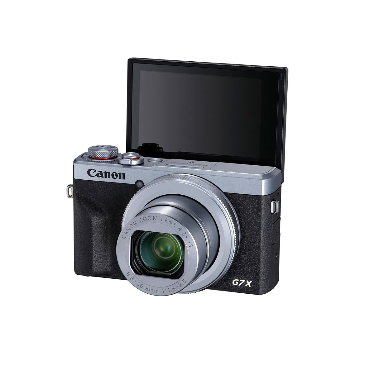 Canon PowerShot G7X Mark III Digital Camera 20.1MP 4K Vlogging Camera with Flip-Up Touchscreen LCD - Silver | Perfect for YouTube, Travel & Street Photography