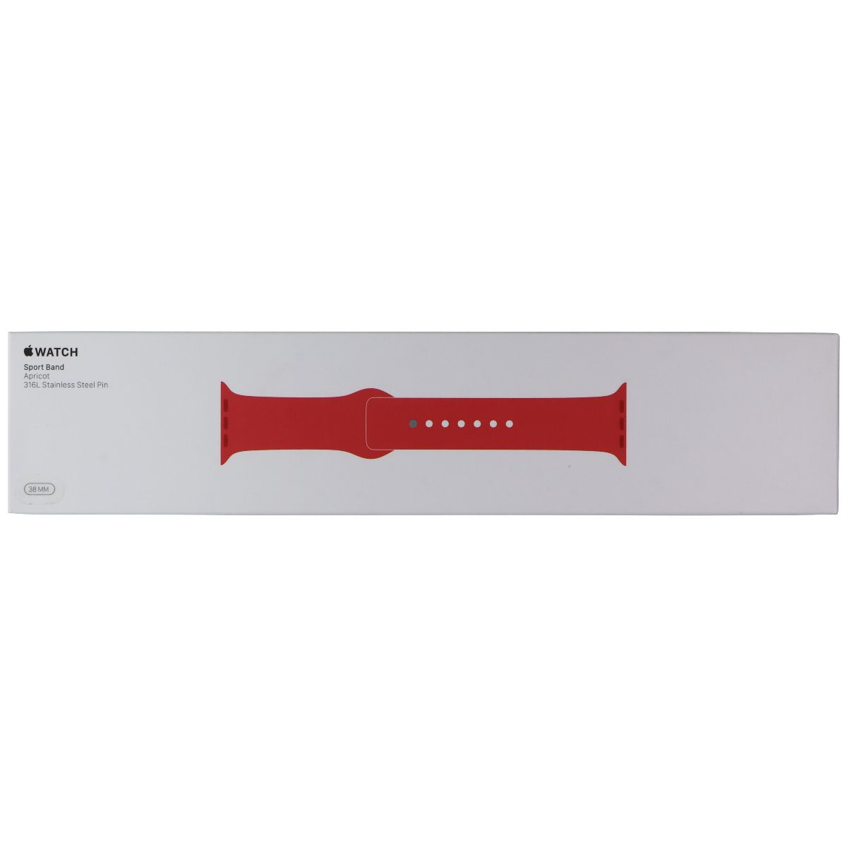 Apple Watch 38mm/40mm/41mm Sport Band - Apricot Color Replacement Strap - Compatible with Apple Watch Series 1-8 & SE - Perfect for Workouts, Running & Everyday Wear