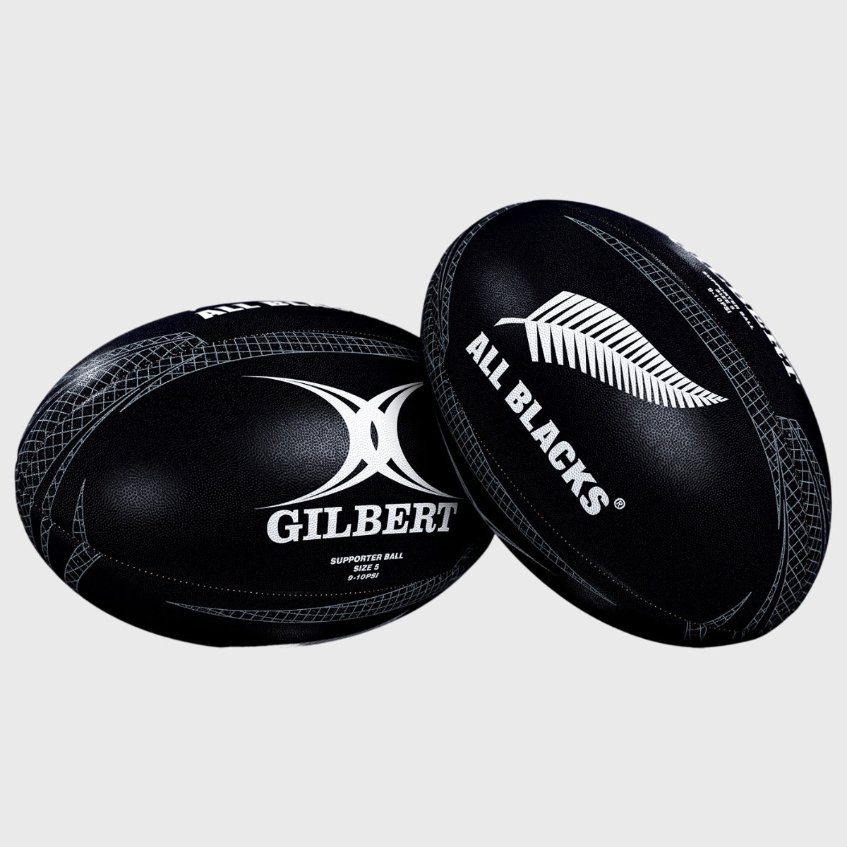Gilbert New Zealand All Blacks Official Rugby Ball - Premium Match & Training Ball for Rugby Fans - Perfect for Games, Practice, and Collectibles