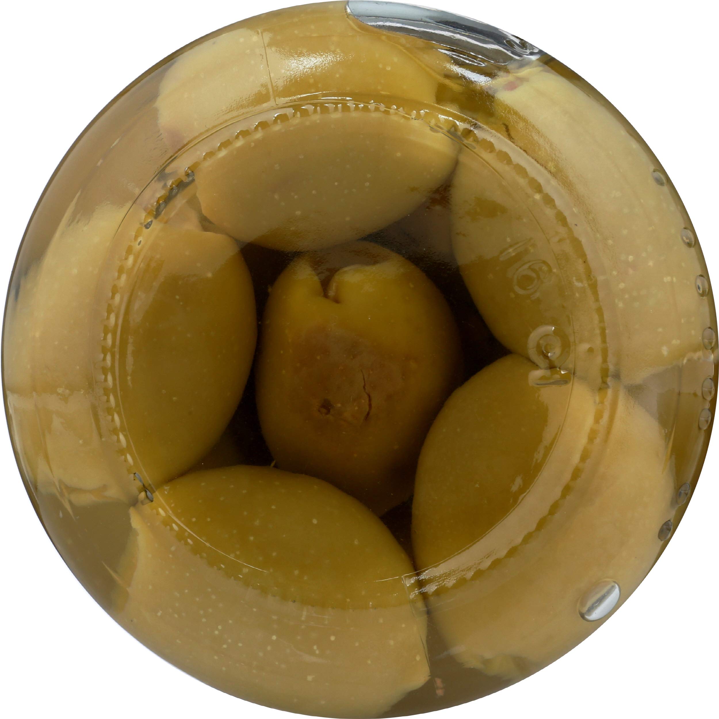 TASSOS Garlic Stuffed Olives - 13.09 oz Jar | Premium Stuffed Green Olives with Garlic | Perfect for Charcuterie Boards, Salads & Cocktail Garnishes