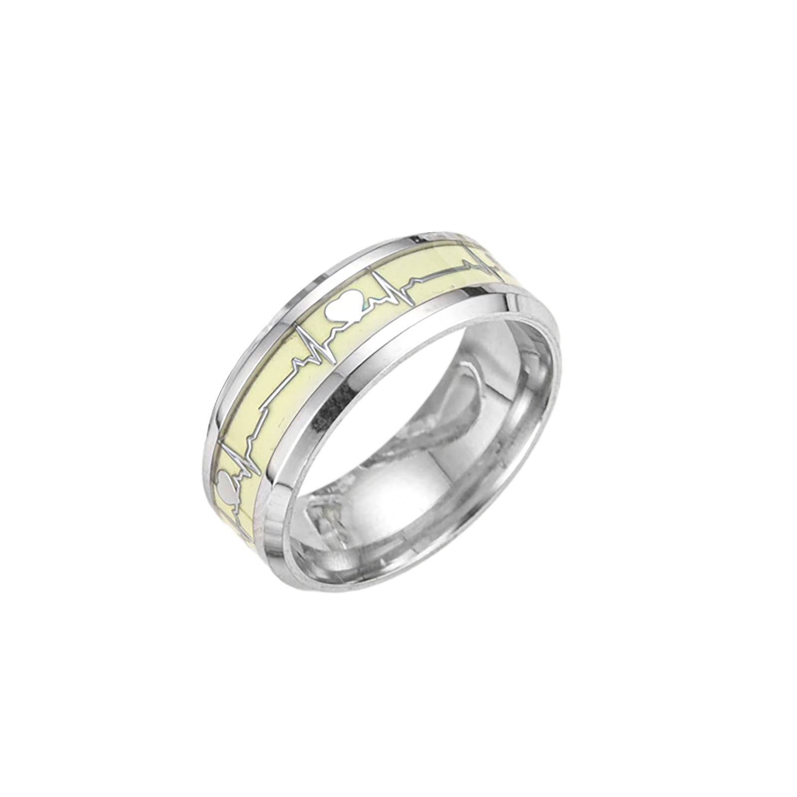 Glowing Adjustable Crystal Ring for Women & Men - Fashion Jewelry for Parties & Gifts