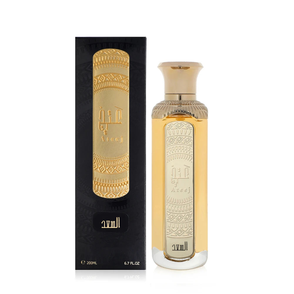 Premium Al Saad Light Fragrance Perfume Oil 200ml - Long Lasting Aromatic Scent for Women & Men, Perfect for Daily Wear, Special Occasions & Gift Giving