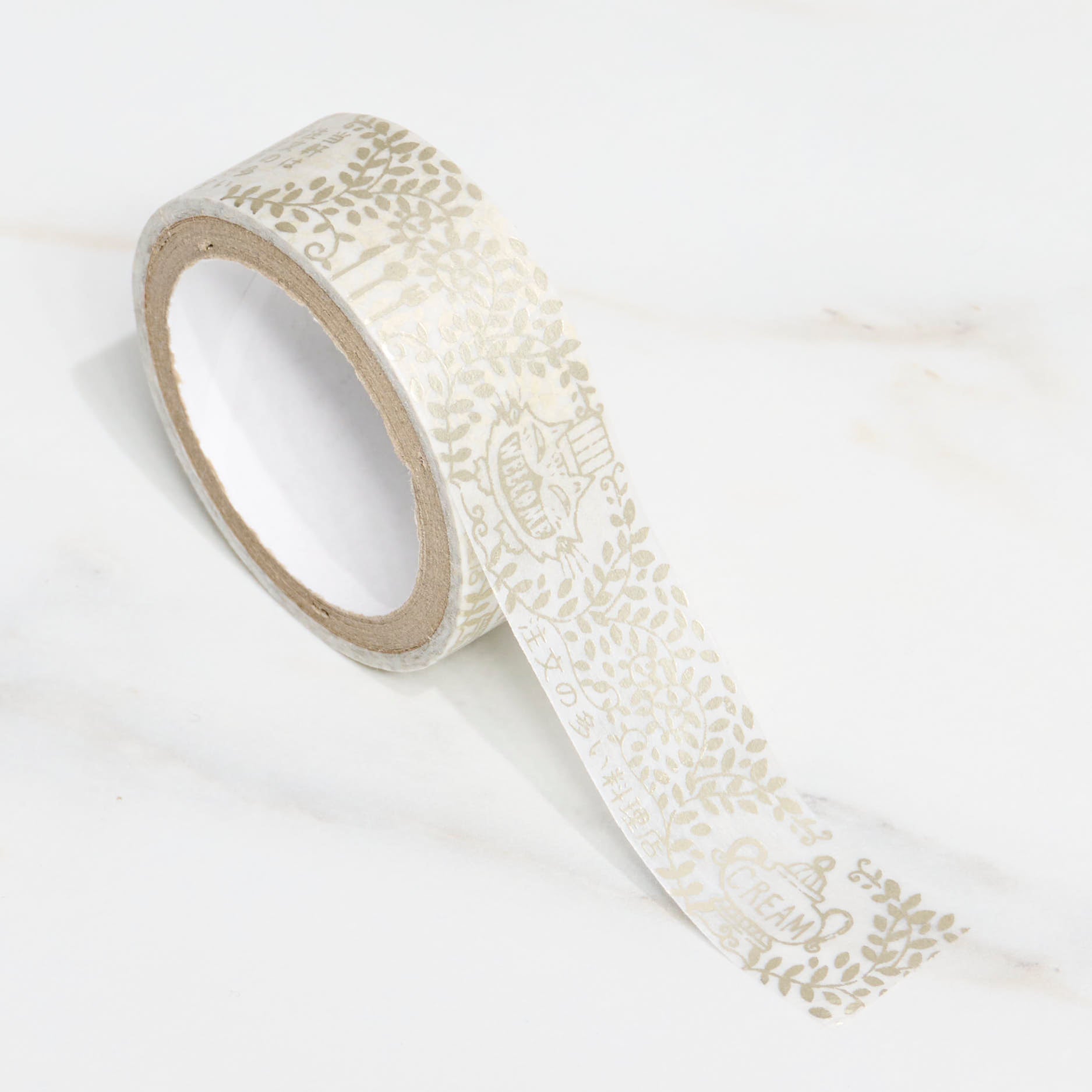 Shinzi Katoh Masking Tape - Miyazawa Kenji Series Silhouette & Seal Design | Decorative Washi Tape for Scrapbooking, Journaling, Gift Wrapping & DIY Crafts