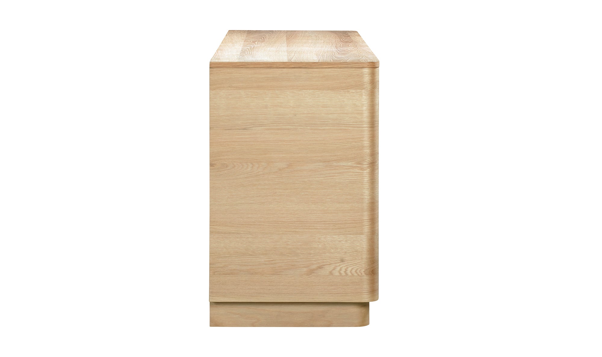 Roundoff Sideboard | Solid Oak Wood Buffet Cabinet | Perfect for Dining Room Storage & Living Room Decor