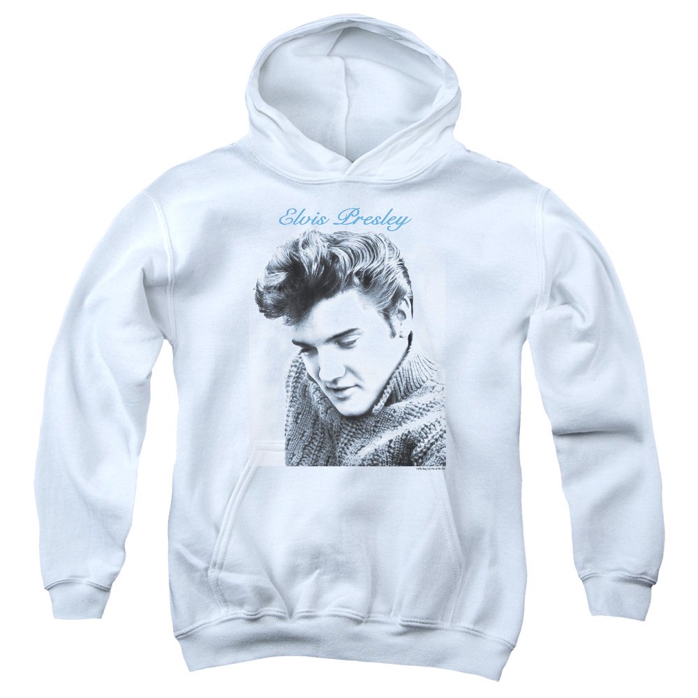 Elvis Presley Vintage Youth Script Sweater Pullover Hoodie - Retro Music Fan Gift for Men & Women - Perfect for Concerts, Parties & Casual Wear