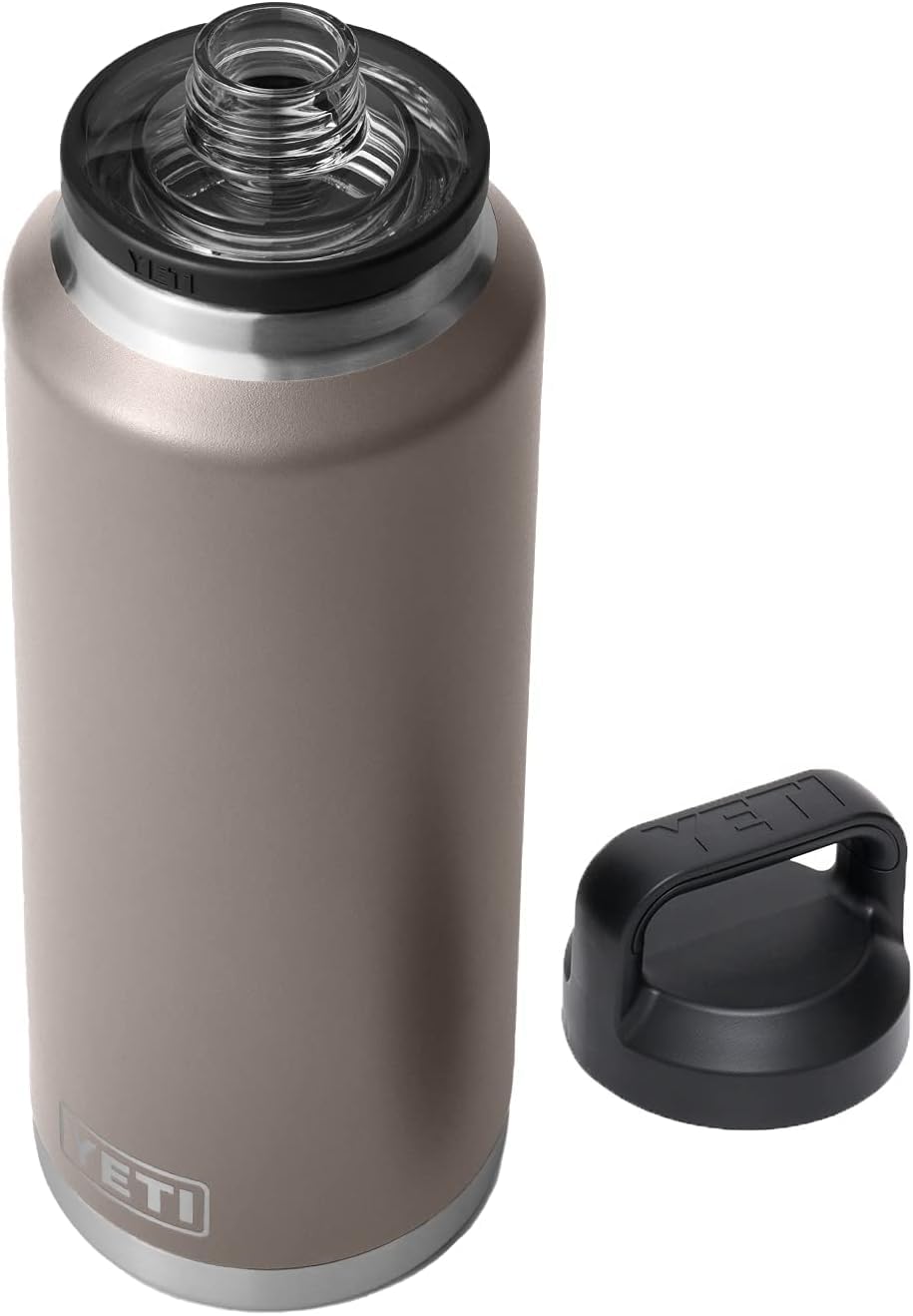 YETI Rambler 46 oz Vacuum Insulated Stainless Steel Water Bottle with Chug Cap - Retired Sharptail Taupe Color | Perfect for Outdoor Adventures, Hiking, Camping & Gym Workouts