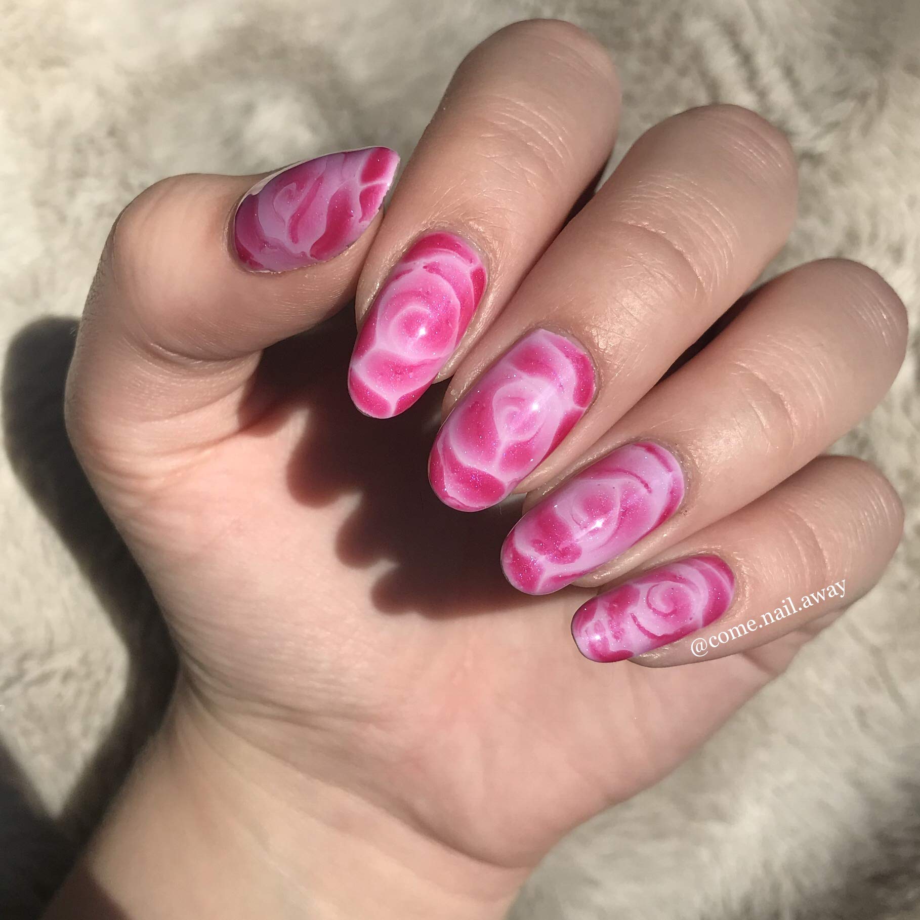 AIMEILI Blooming Gel for Nail Art - Hot Pink Nail Polish Kit with Blossom Effect | DIY Salon-Quality Manicure at Home for Parties & Special Occasions