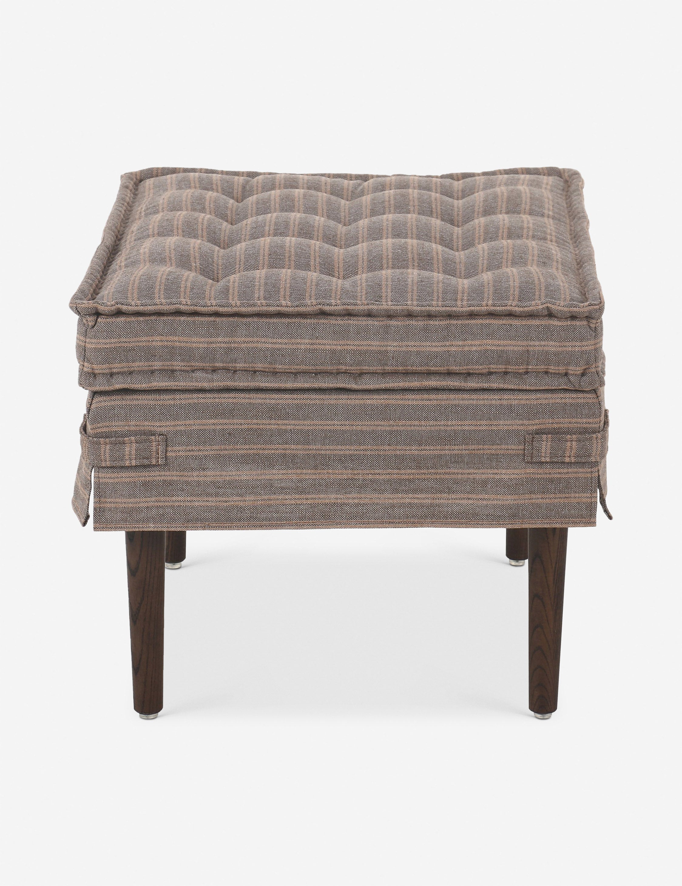 Cole Square Ottoman by Amber Lewis x Four Hands - Modern Storage Footrest for Living Room, Bedroom & Office - Perfect for Extra Seating & Stylish Home Decor