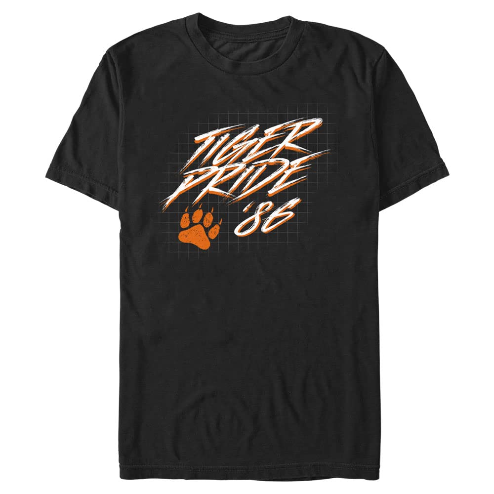 Stranger Things Men's Big & Tall Tiger Pride Graphic T-Shirt - Official Merchandise for TV Show Fans - Perfect for Cosplay, Halloween & Casual Wear
