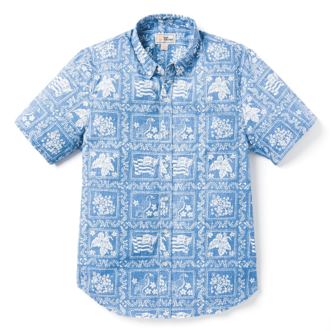 Reyn Spooner Men's Classic Hawaiian Aloha Shirt - Premium Tailored Button Up Casual Shirt for Beach, Vacation & Summer Outfits