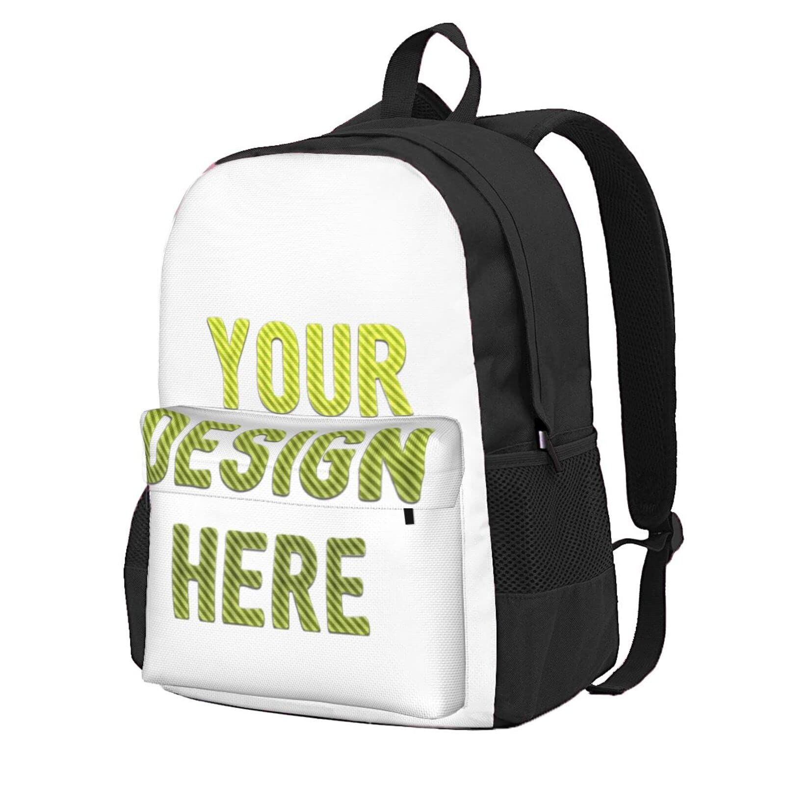 Custom Laptop Backpack for Men & Women - Personalized Text & Picture Travel Backpack - Perfect for Work, School & Business Trips