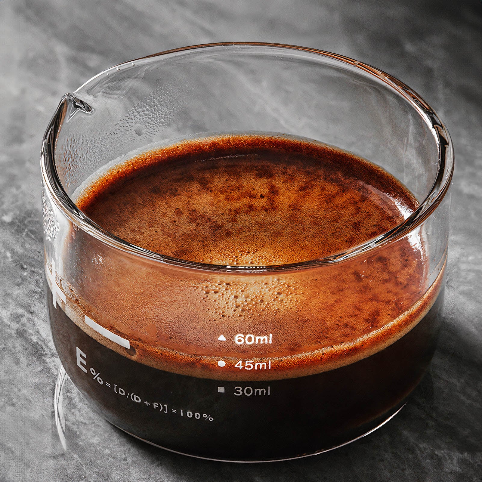 Precision Espresso Shot Glass with Measuring Scale - Perfect for Coffee Brewing, Cocktail Mixing & Kitchen Measuring