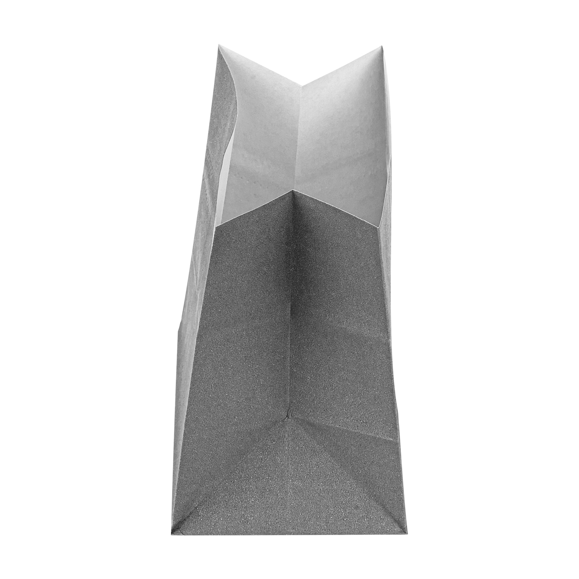 Eco-Friendly Gray Paper Snack Bags 3.75